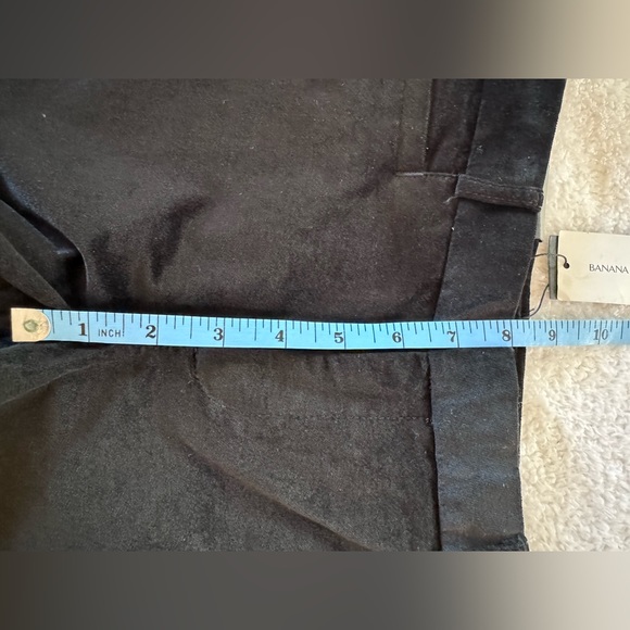 NWT Banana Republic Sloan Velvet Pants. Size 2 - Picture 5 of 8